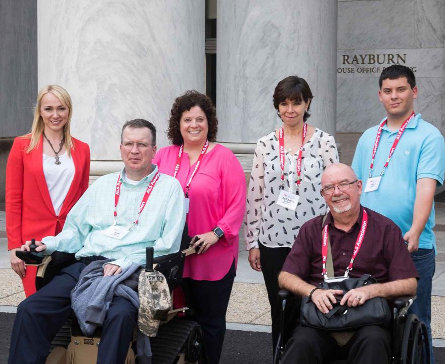 Group of Advocates outside the U.S. House of Representatives