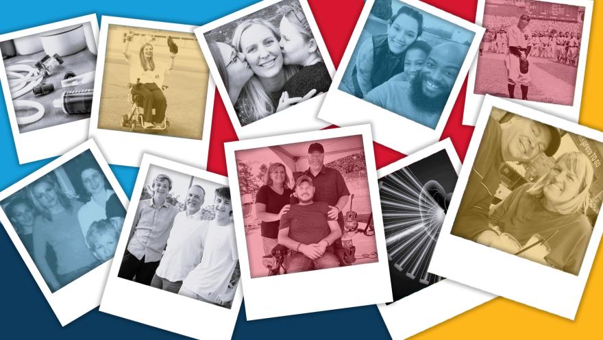 polaroids of the ALS community