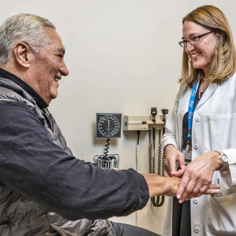 Patient talking with Doctor