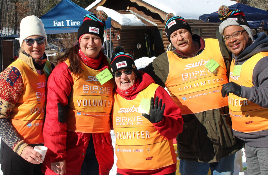 WI_Birkie Volunteers at Water Station